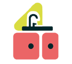 Cuisine et salle de bains